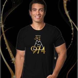 modele homme volcan t shirt noir
