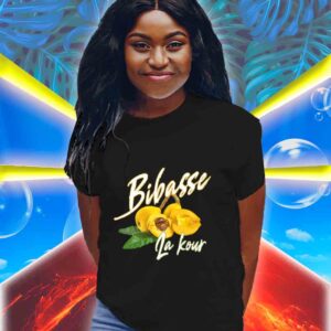 t shirt zabi 974 bibasse la kour