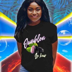t shirt zabi 974 jamblon la kour
