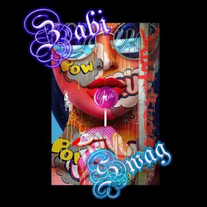 t shirt zabi swag femme culture pop