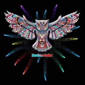 t shirt zanimo color hibou