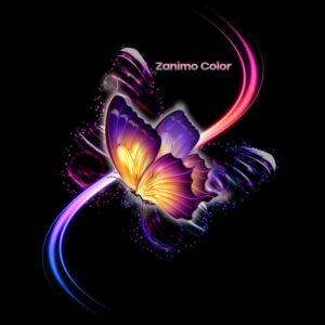 t shirt zanimo color papillon