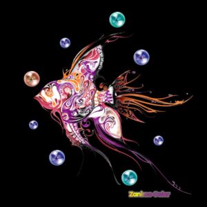 t shirt zanimo color poisson