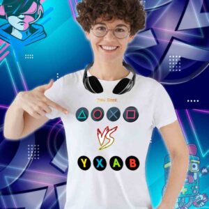 t shirt zabi geek ps vs xbox