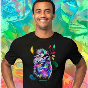 t shirt zanimo color lion