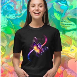 t shirt zanimo color papillon