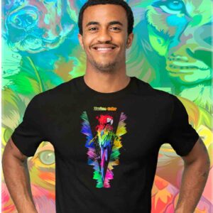 t shirt zanimo color perroquet