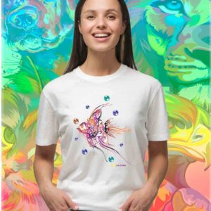 t shirt zanimo color poisson