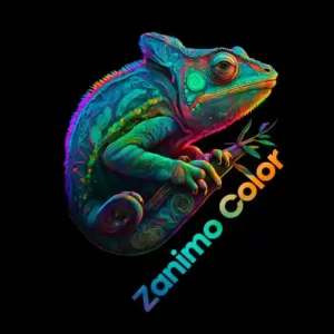 t shirt zanimo color cameleon