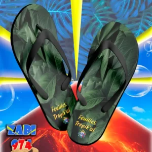 savate zabi 974 feuilles tropik'