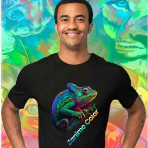 t shirt zanimo color cameleon