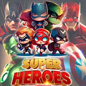 presentation logo super heros