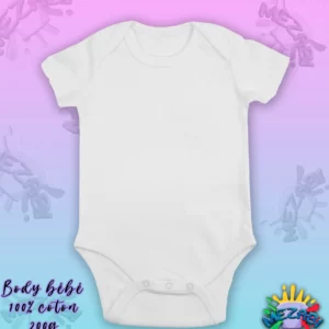 body bébé 100% coton personnalisable