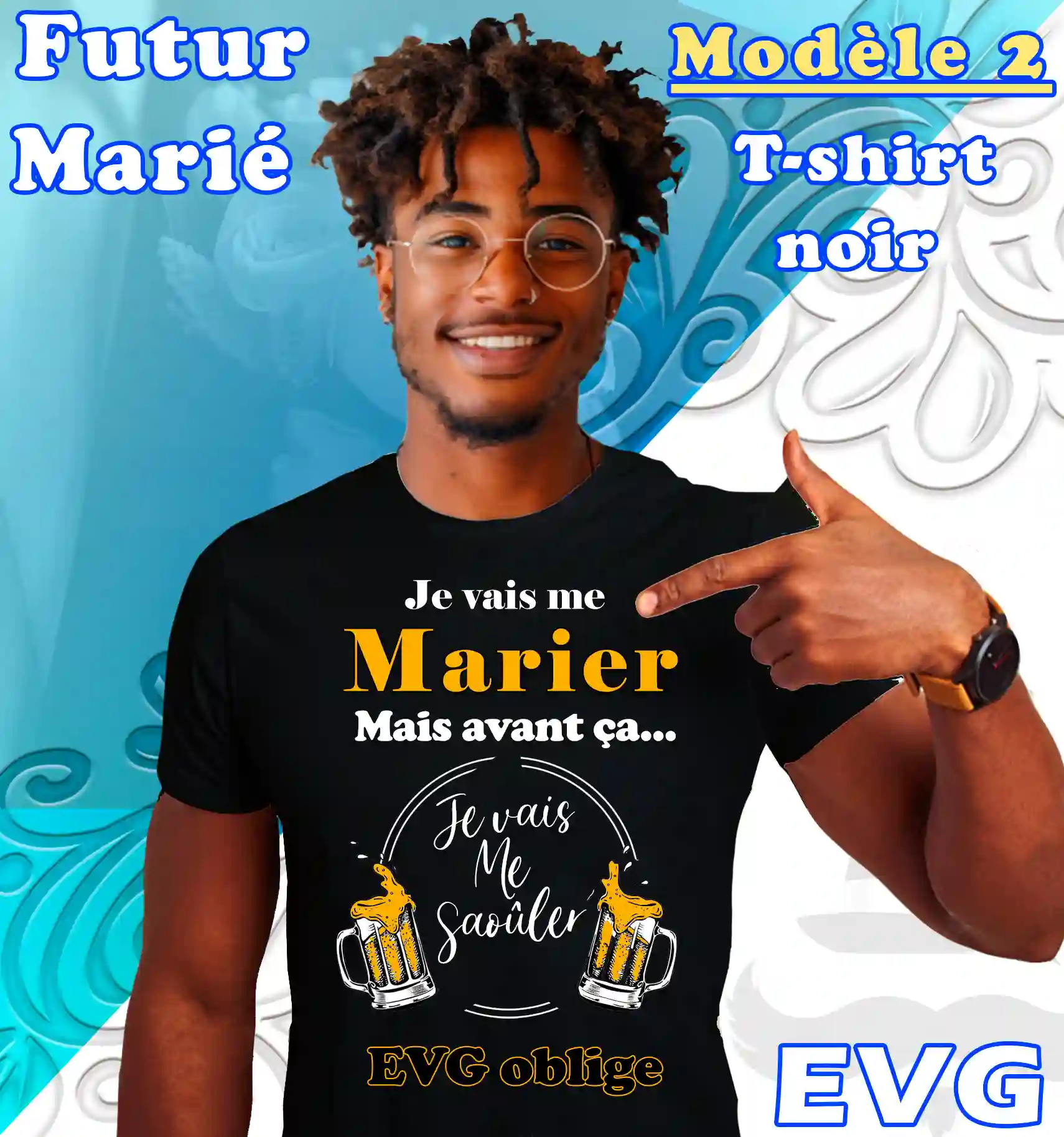 t shirt enterrement de vie de garçon evg