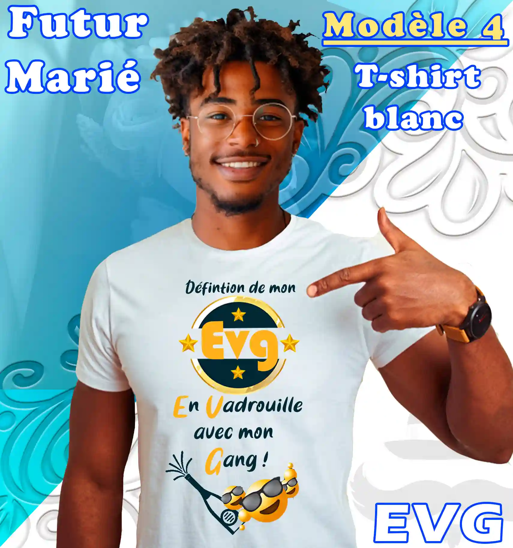 t shirt enterrement de vie de garçon evg