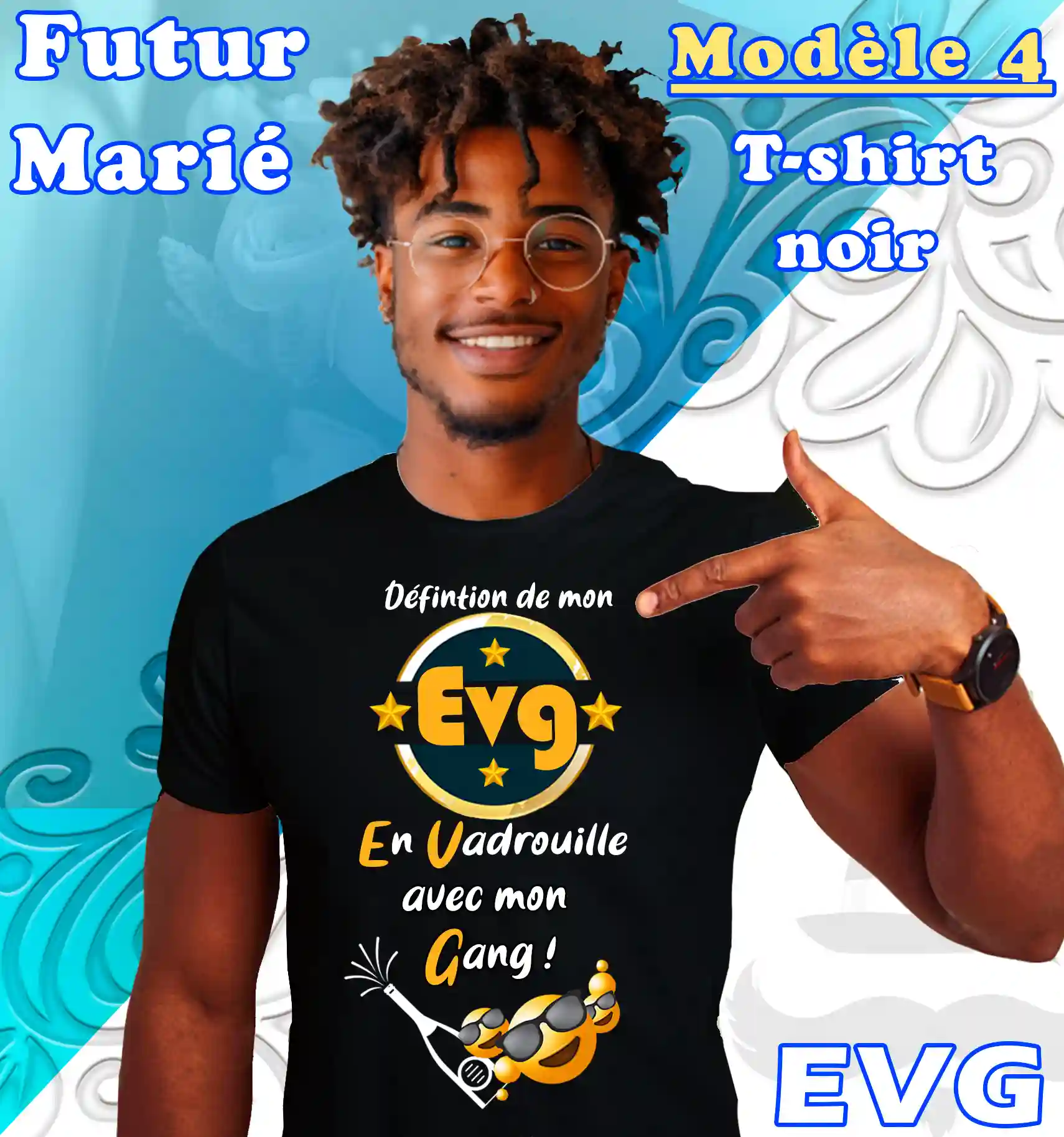 t shirt enterrement de vie de garçon evg