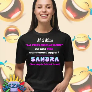t shirt collector kassaz lé kui jeux de mots avec prénom